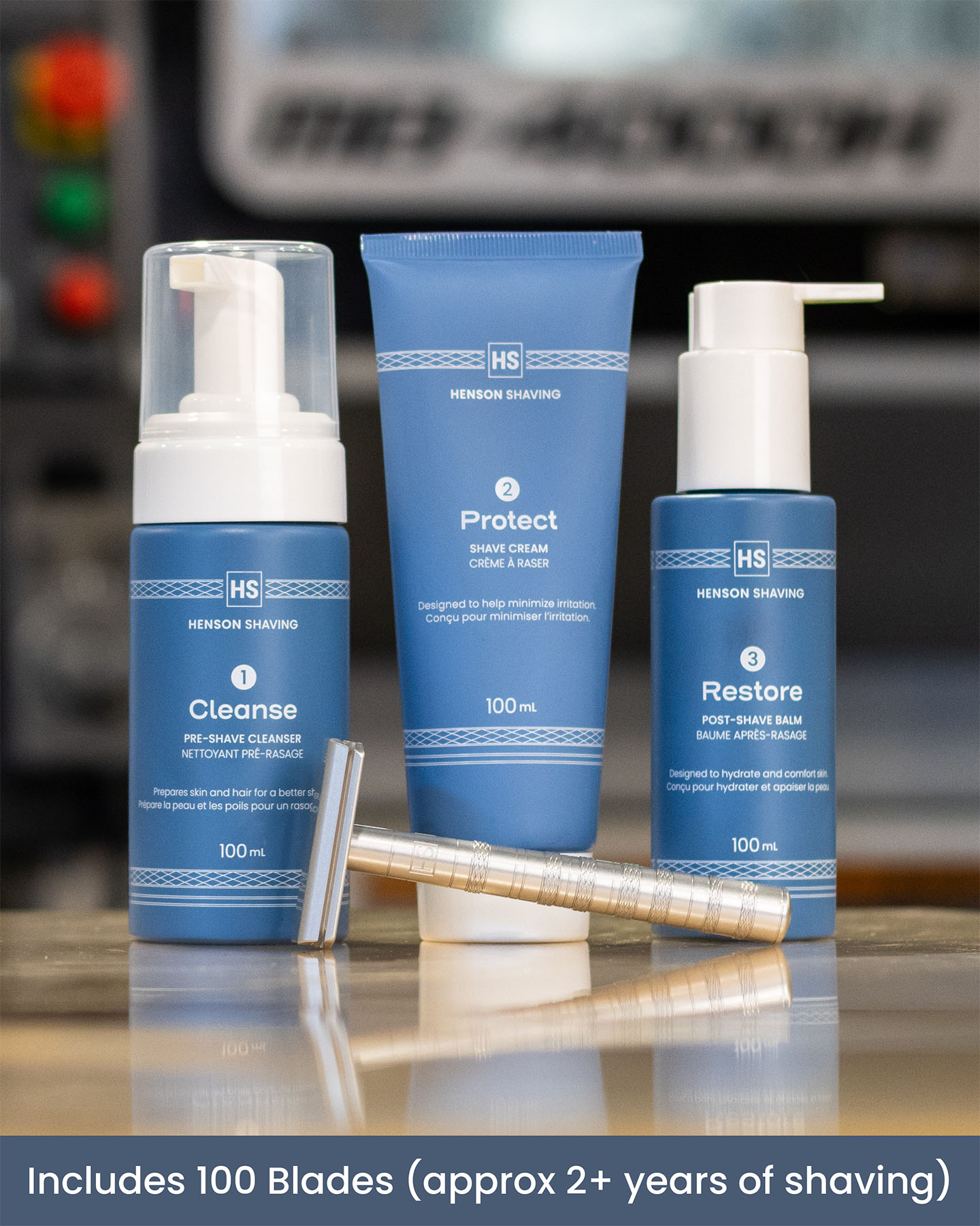 Henson Shave System in Aircraft Aluminum – Henson Shaving