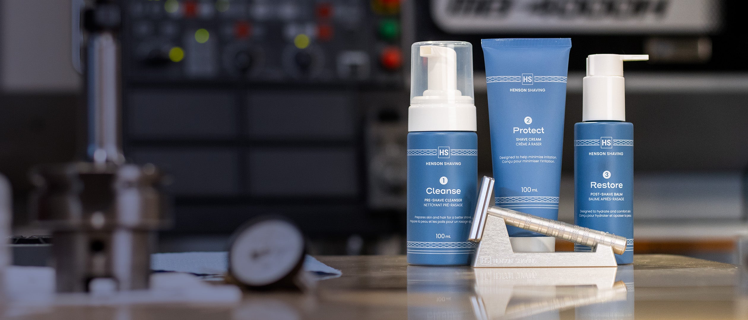 Henson Shave System in Aircraft Aluminum – Henson Shaving