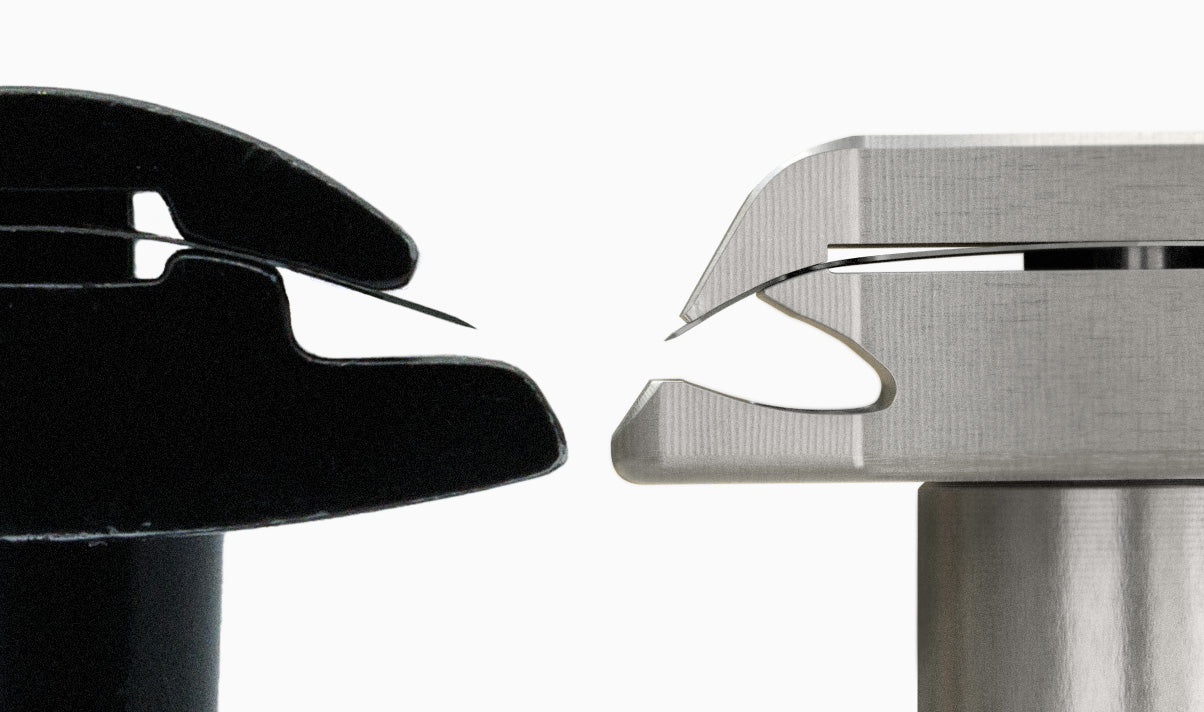 Superior clamping.